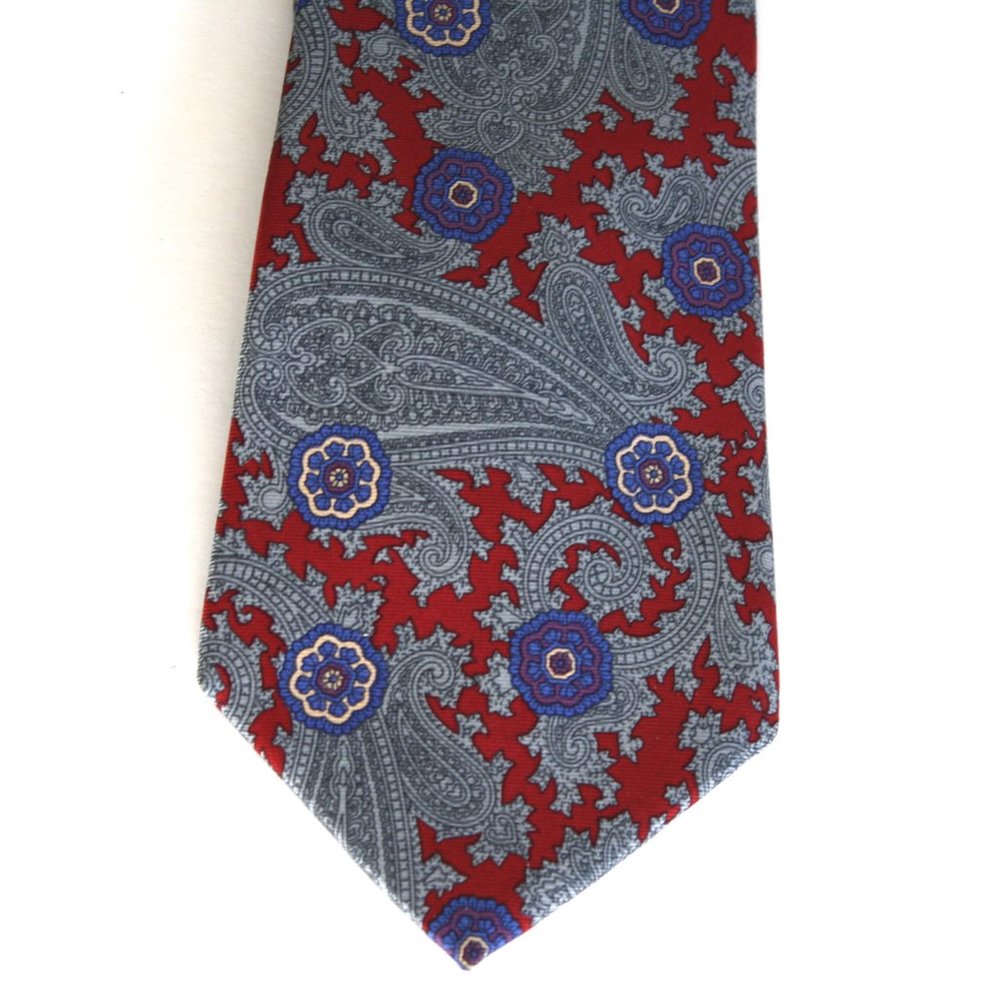 Beautiful Vintage SILK St. Michael Necktie Paisley